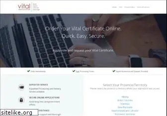 vitalcertificates.ca