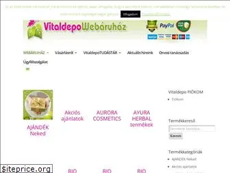 www.vitaldepowebaruhaz.hu website price