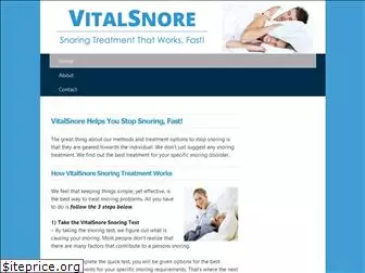 vitalsnore.com