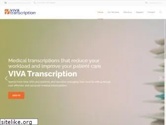 vivatranscription.com