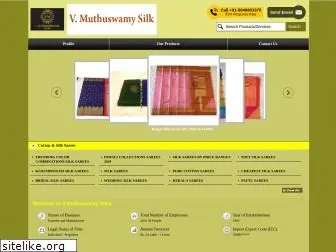 vmuthuswamysilks.co.in