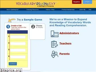 vocabularyspellingcity.com