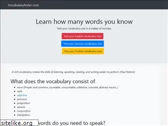 vocabularytester.com