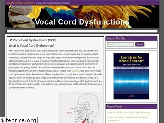 vocalcorddysfunctions.com