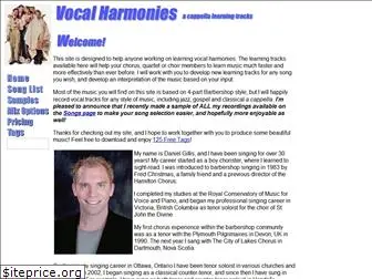vocalharmonies.com