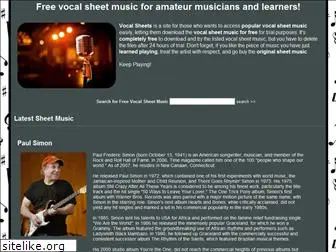 vocalsheets.com