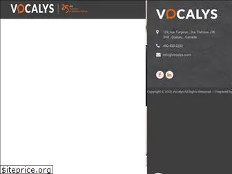 vocalys.com