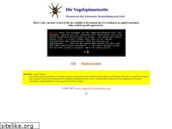 vogelspinnenseite.de