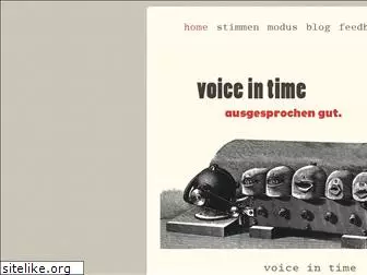 voice-in-time.com