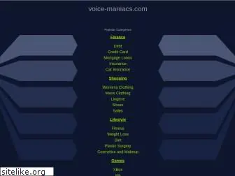 voice-maniacs.com