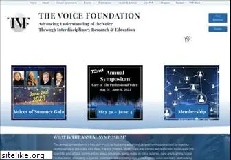 voicefoundation.org