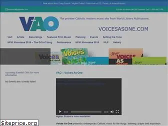 voicesasone.com