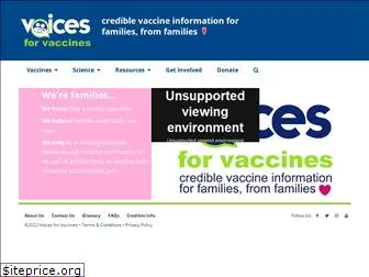 voicesforvaccines.org