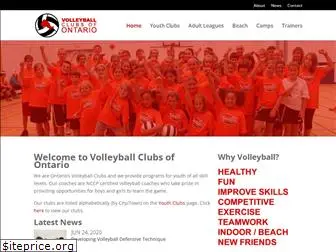 volleyballclubsontario.com