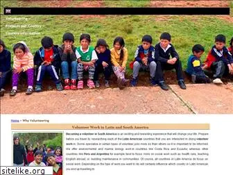 volunteerworklatinamerica.org