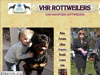 vonhaustierrottweilers.com
