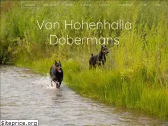 vonhohenhalladobermans.com