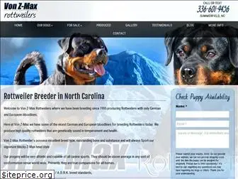 vonzmaxrottweilers.com