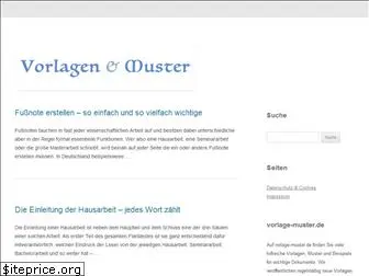 vorlage-muster.de