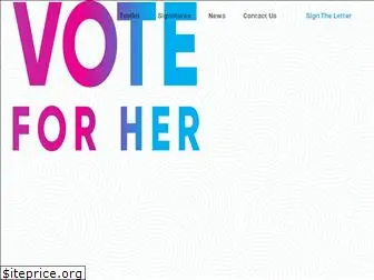 voteforher.com