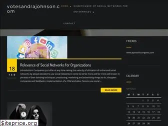 votesandrajohnson.com