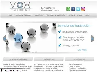 vox-traducciones.com