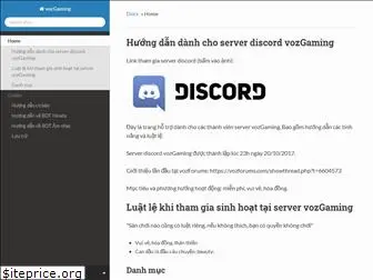 vozgaming.readthedocs.io