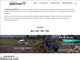 vueltaalcotopaxi.com