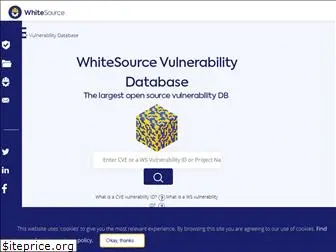 vuln.whitesourcesoftware.com