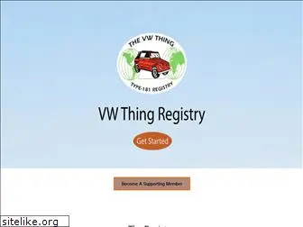 vwthingregistry.com