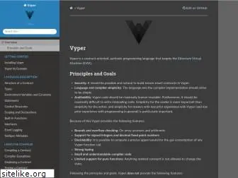 vyper.readthedocs.io