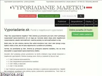 vyporiadanie.sk