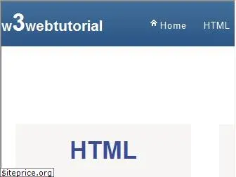 w3webtutorial.com