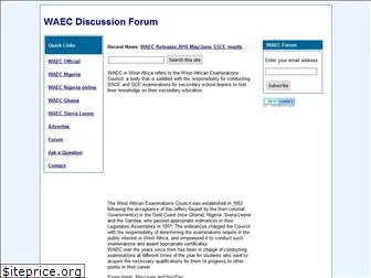 waecforum.com