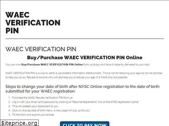 waecverificationpin.com