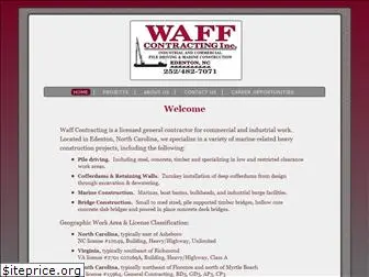 waffcontracting.com