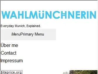 wahlmuenchnerin.com