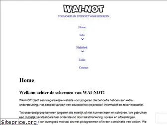 wai-not.org