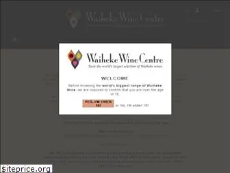 waihekewinecentre.com