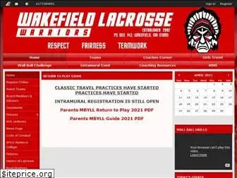 wakefieldlacrosse.net