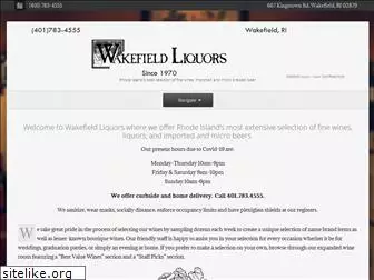 wakefieldliquors.com