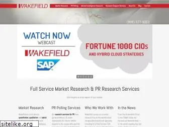 wakefieldresearch.com