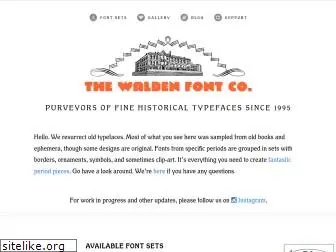 waldenfont.com