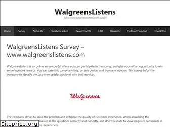 walgreenslistens.page