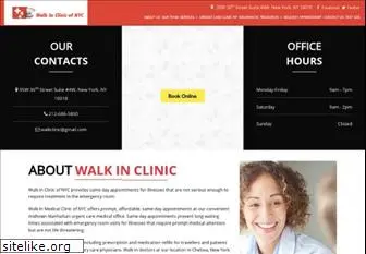 walkinclinicnyc.com