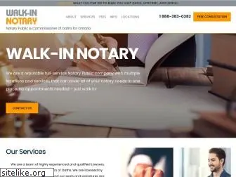 walkinnotary.ca