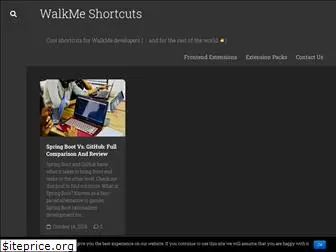 walkme-shortcuts.com