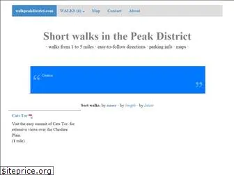 walkpeakdistrict.com