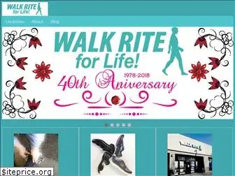 walkriteforlife.com