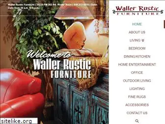 wallerrusticfurniture.com